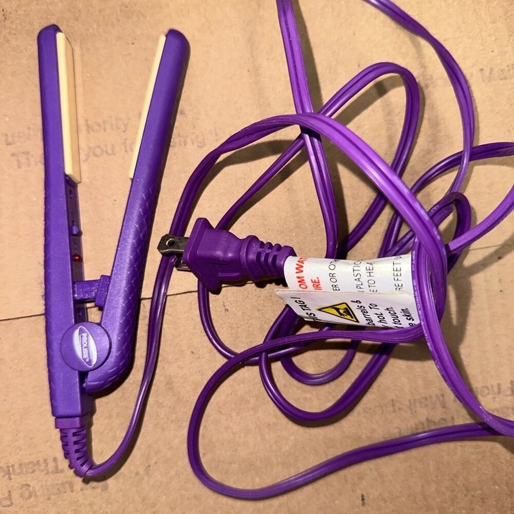 Proliss purple mini‎ Flat Iron Hair Styler travel